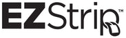 the logo of EZStrip with a illustration of a tongue with a melt strip coming out of the letter "p"