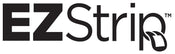 the logo of EZStrip with a illustration of a tongue with a melt strip coming out of the letter "p"